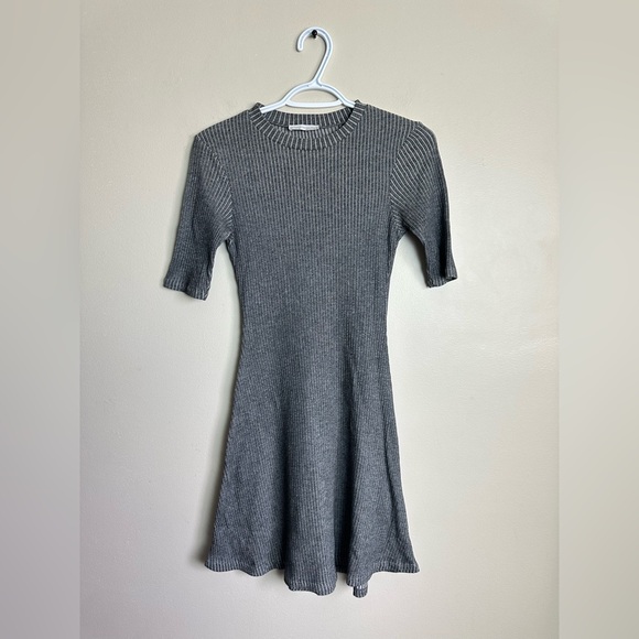 Zara Dresses & Skirts - Zara Size S Charcoal Knit Mini Dress